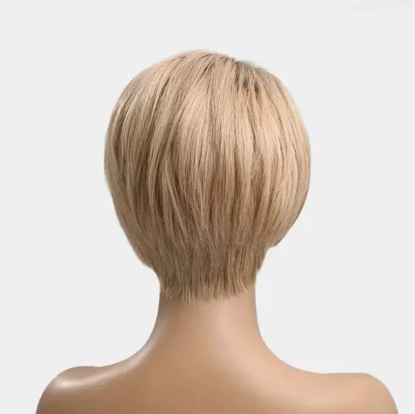 Perruque Naturelle Blonde Courte - Sandrine
