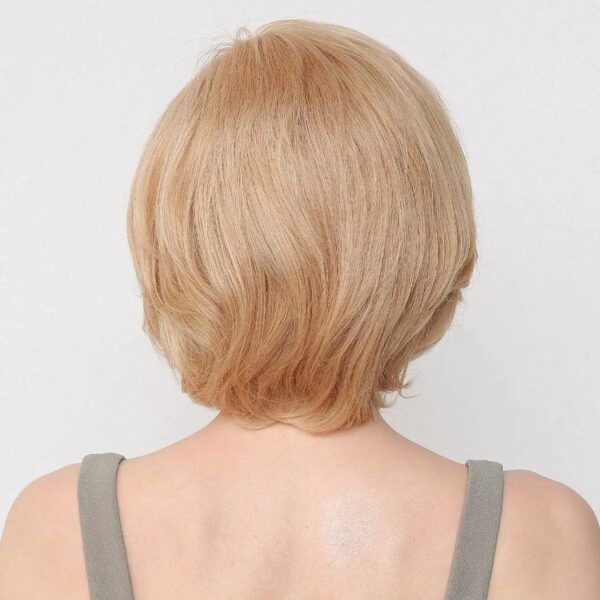 Perruque Naturelle Blonde Carré Court - Noëlle