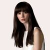 Perruque Naturelle Brune Longue - Liliane