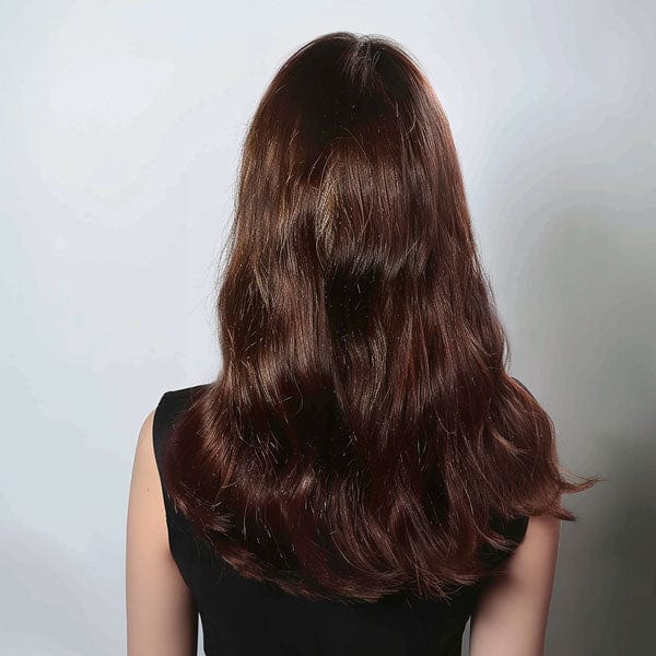 Perruque Naturelle Brune Longue - Mélodie