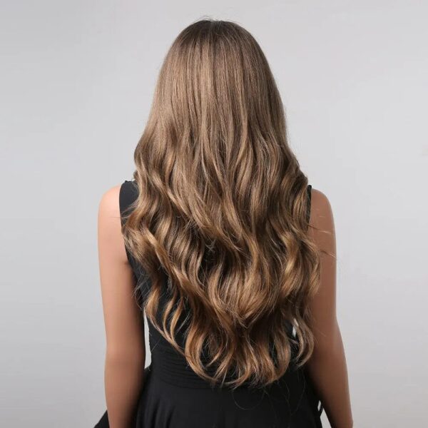 Perruque Synthétique Brune Longue - Sibylle