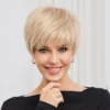 Perruque Naturelle Blonde Carré Court - Jeanne