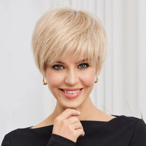 Perruque Naturelle Blonde Carré Court - Jeanne