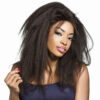 Lace wig Deluxe "Alya" - Texture Kinky - Cheveux dark virgin